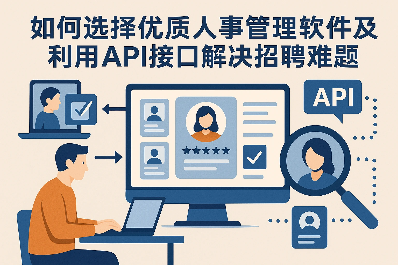 如何选择优质人事管理软件及利用API接口解决招聘难题