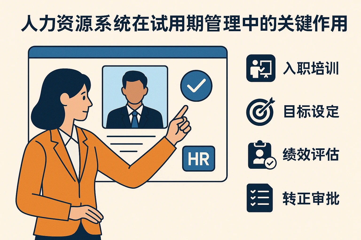 人力资源系统在试用期管理中的关键作用