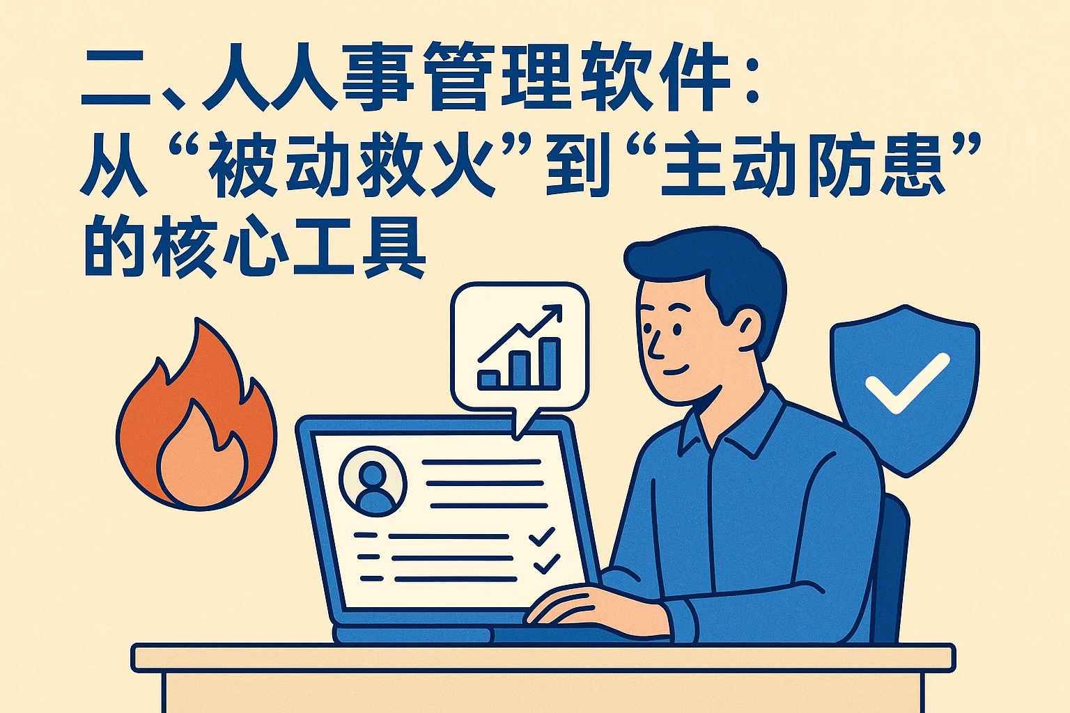 二、人事管理软件:从“被动救火”到“主动防患”的核心工具