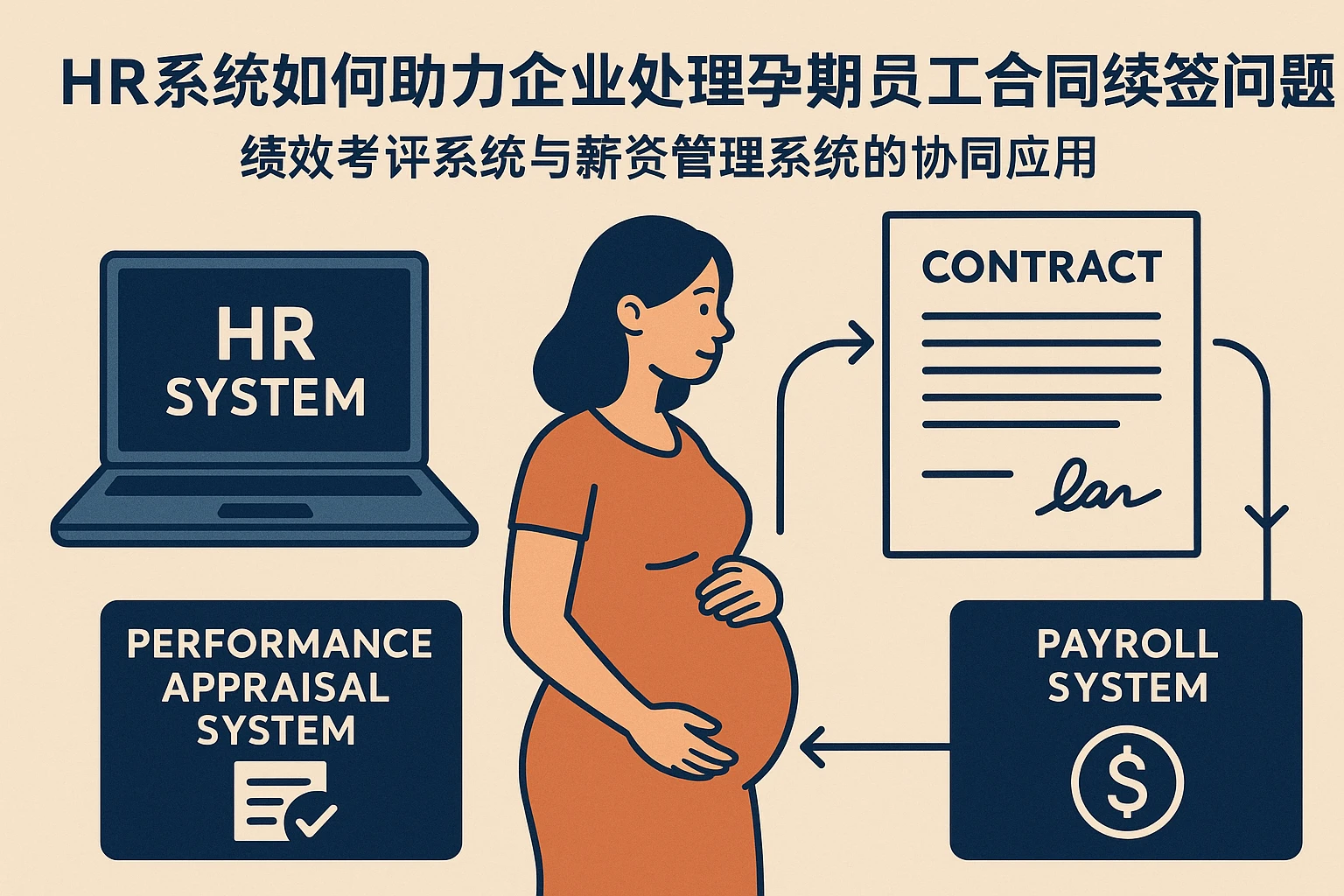 HR系统如何助力企业处理孕期员工合同续签问题 - 绩效考评系统与薪资管理系统的协同应用