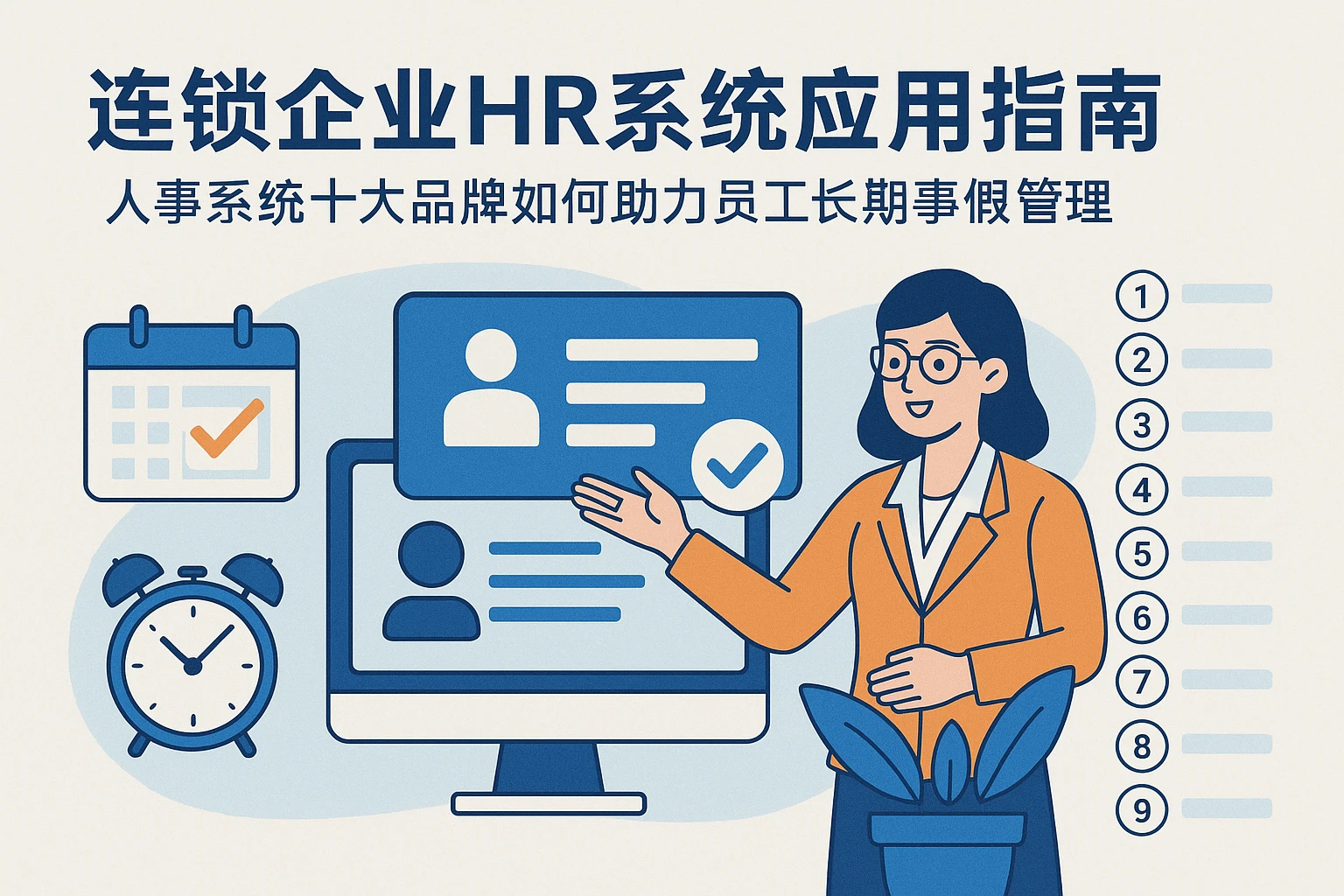 连锁企业HR系统应用指南:人事系统十大品牌如何助力员工长期事假管理