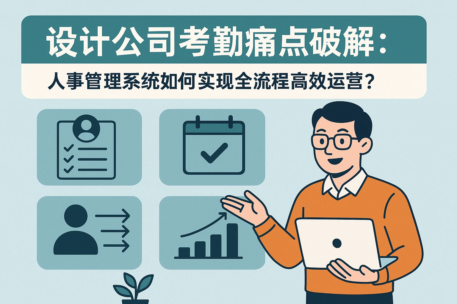 设计公司考勤痛点破解：人事管理系统如何实现全流程高效运营？