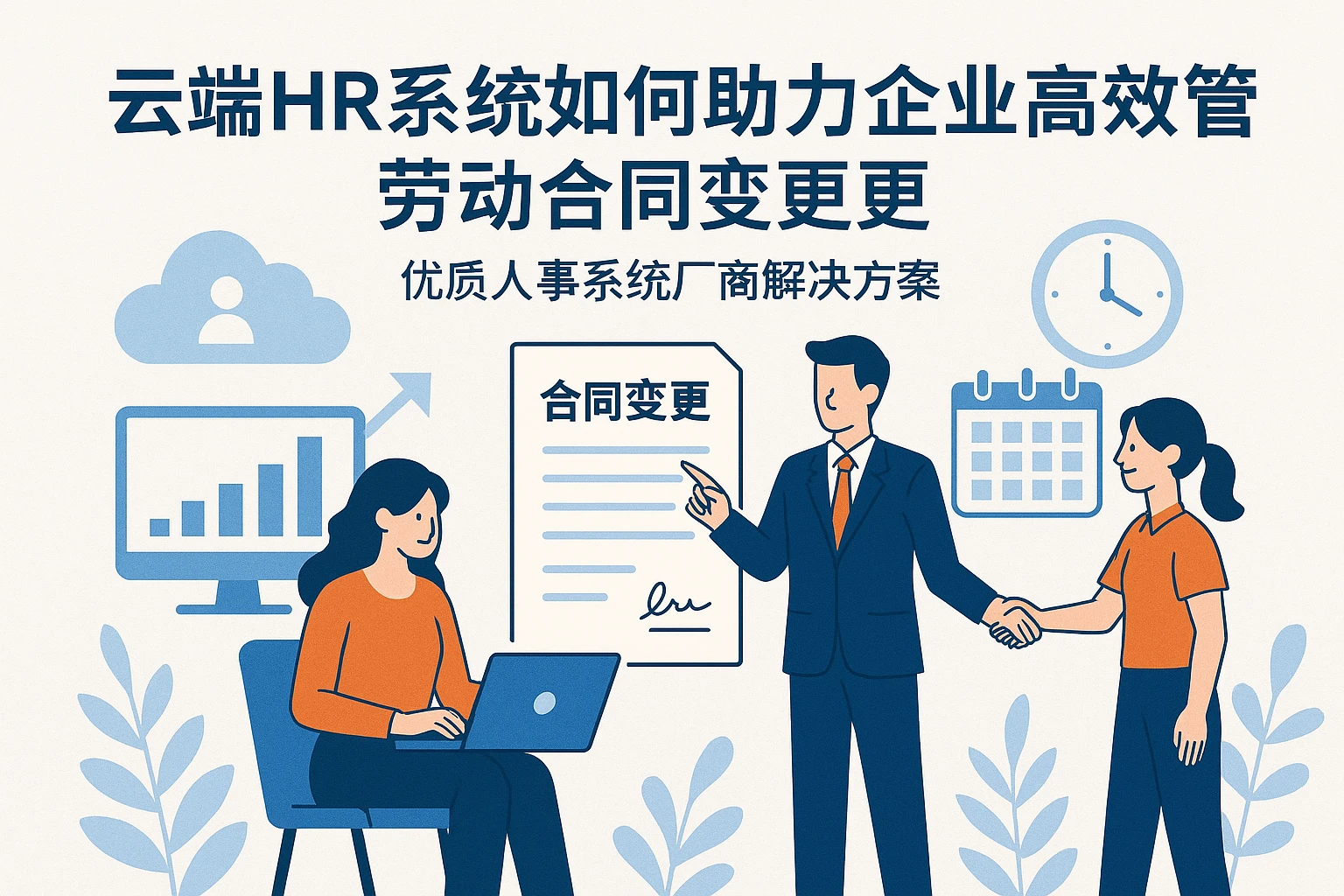 云端HR系统如何助力企业高效管理劳动合同变更 - 优质人事系统厂商解决方案