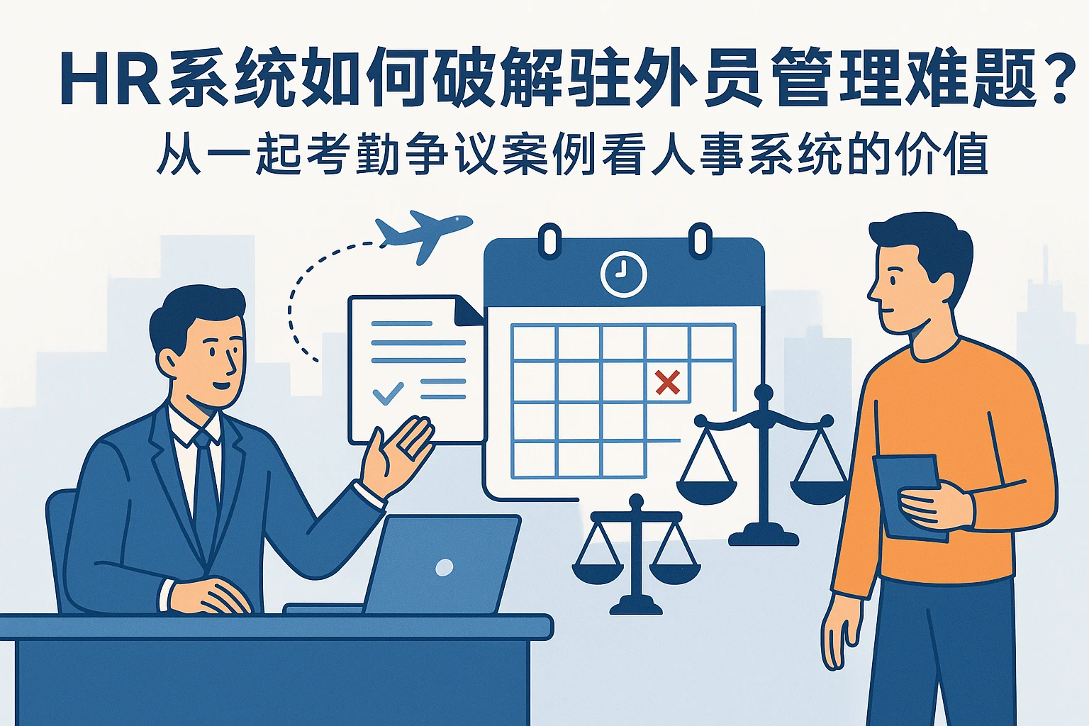 HR系统如何破解驻外员工管理难题？从一起考勤争议案例看人事系统的价值