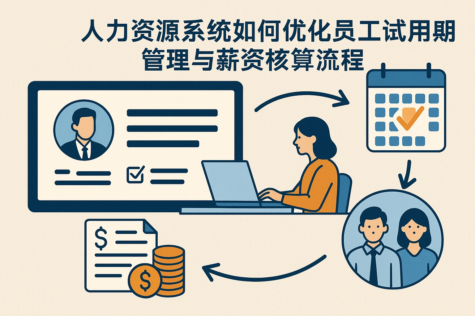 人力资源系统如何优化员工试用期管理与薪资核算流程