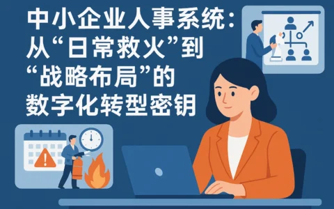 中小企业人事系统：从“日常救火”到“战略布局”的数字化转型密钥