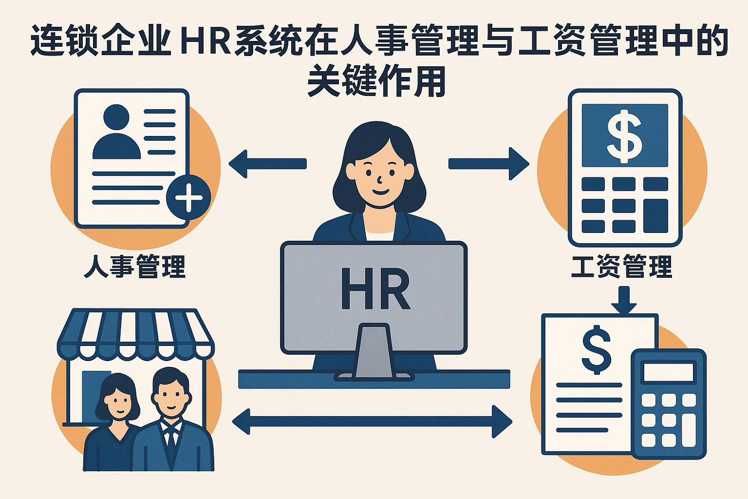 连锁企业HR系统在人事管理与工资管理中的关键作用