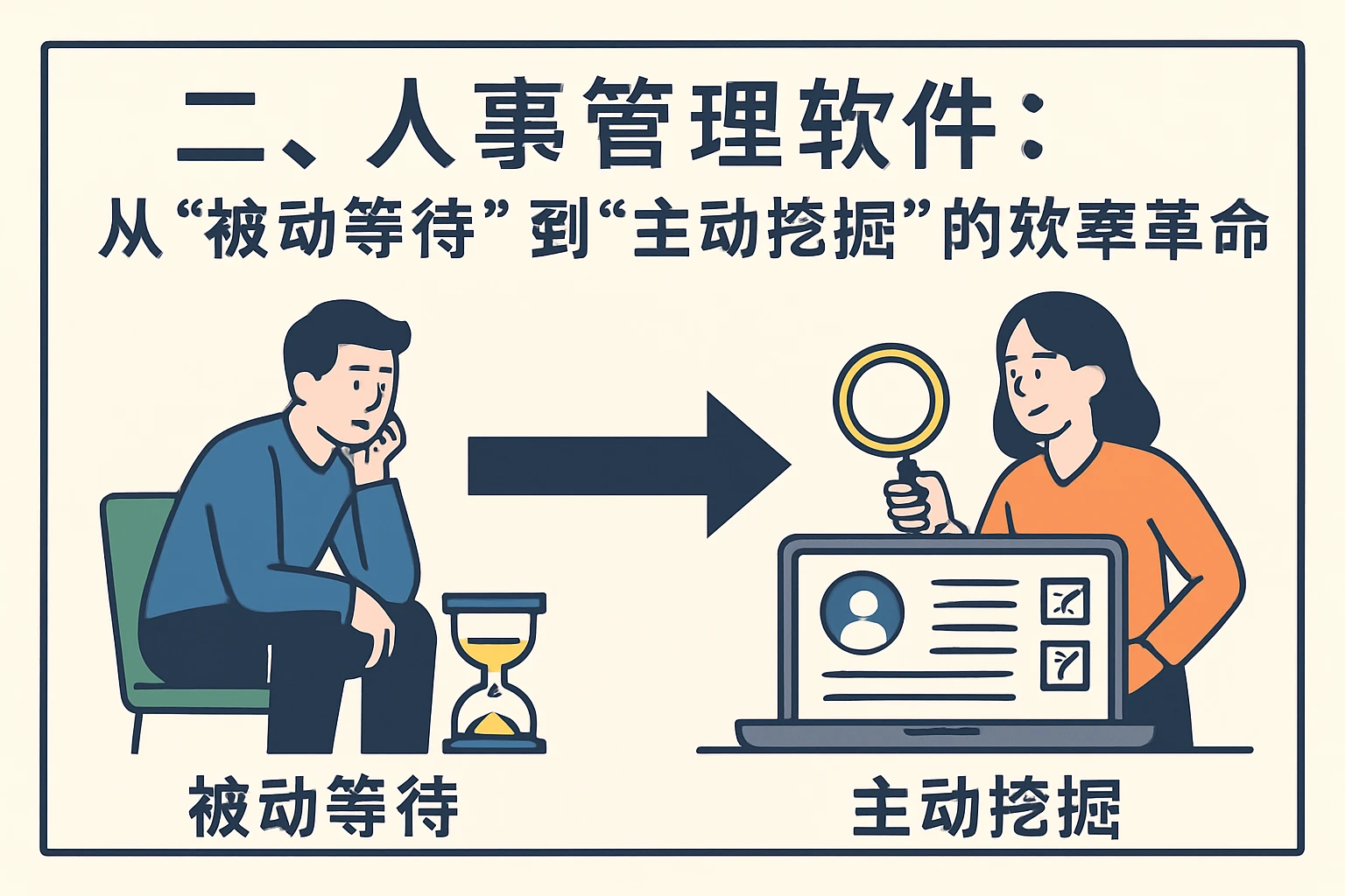 二、人事管理软件：从“被动等待”到“主动挖掘”的效率革命