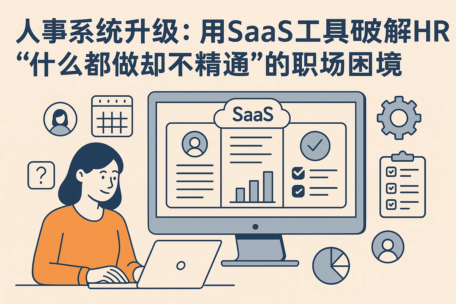 人事系统升级:用SaaS工具破解HR“什么都做却不精通”的职场困境