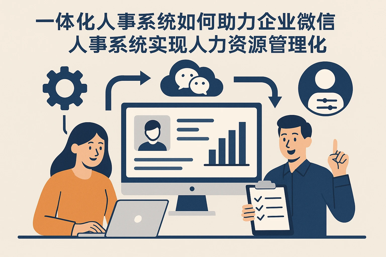 一体化人事系统如何助力企业微信人事系统实现人力资源管理优化