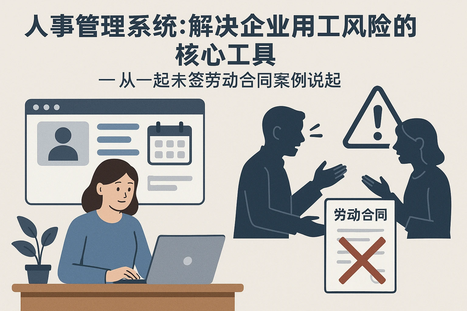 人事管理系统：解决企业用工风险的核心工具——从一起未签劳动合同案例说起