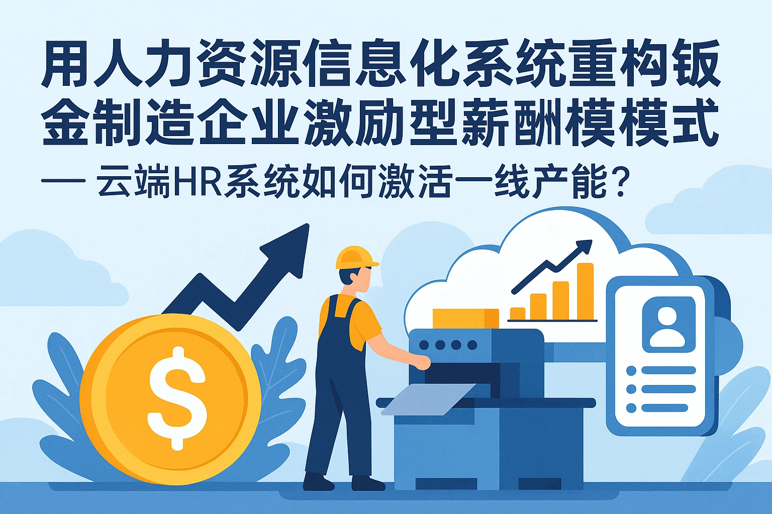 用人力资源信息化系统重构钣金制造企业激励型薪酬模式——云端HR系统如何激活一线产能？