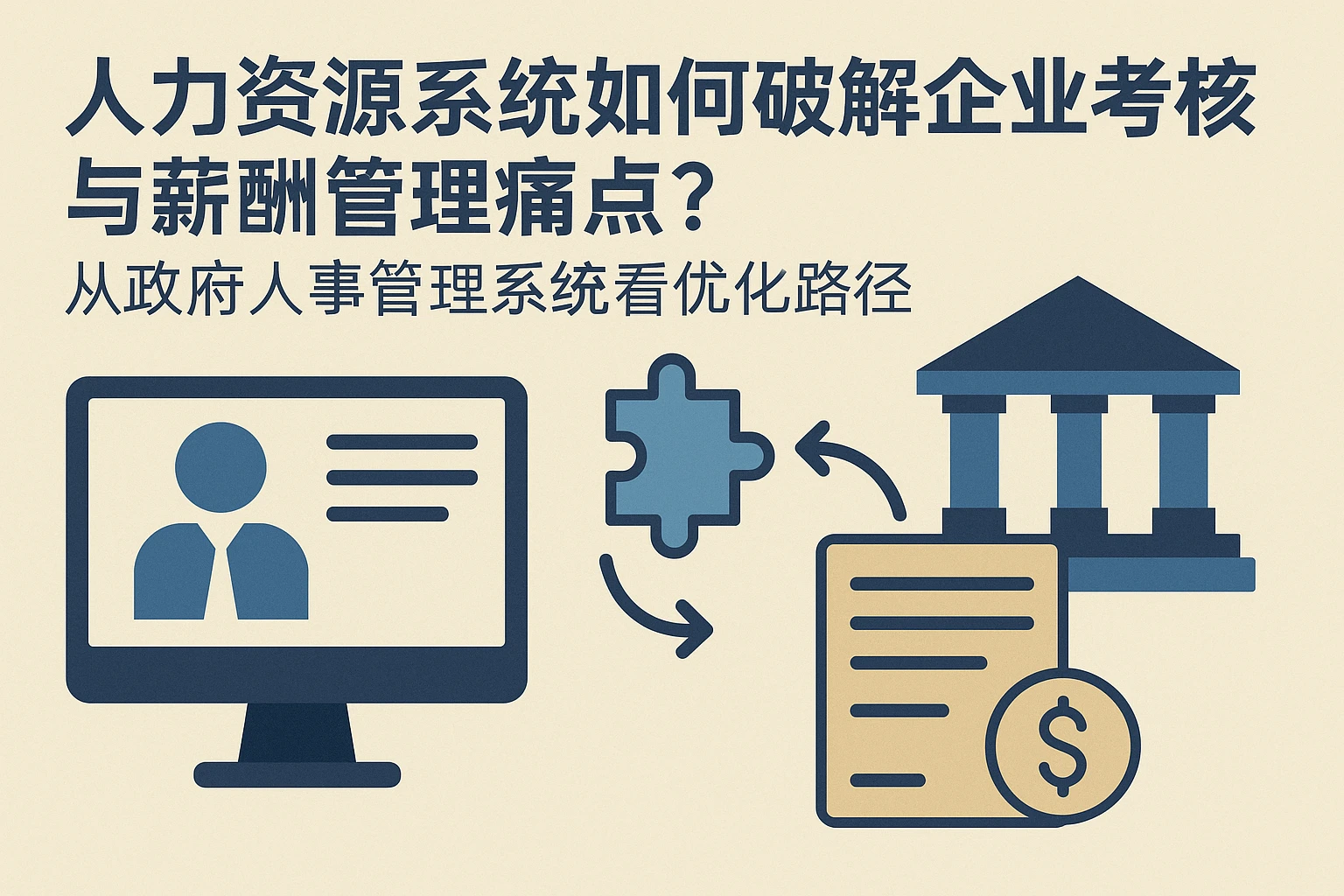 人力资源系统如何破解企业考核与薪酬管理痛点？从政府人事管理系统看优化路径