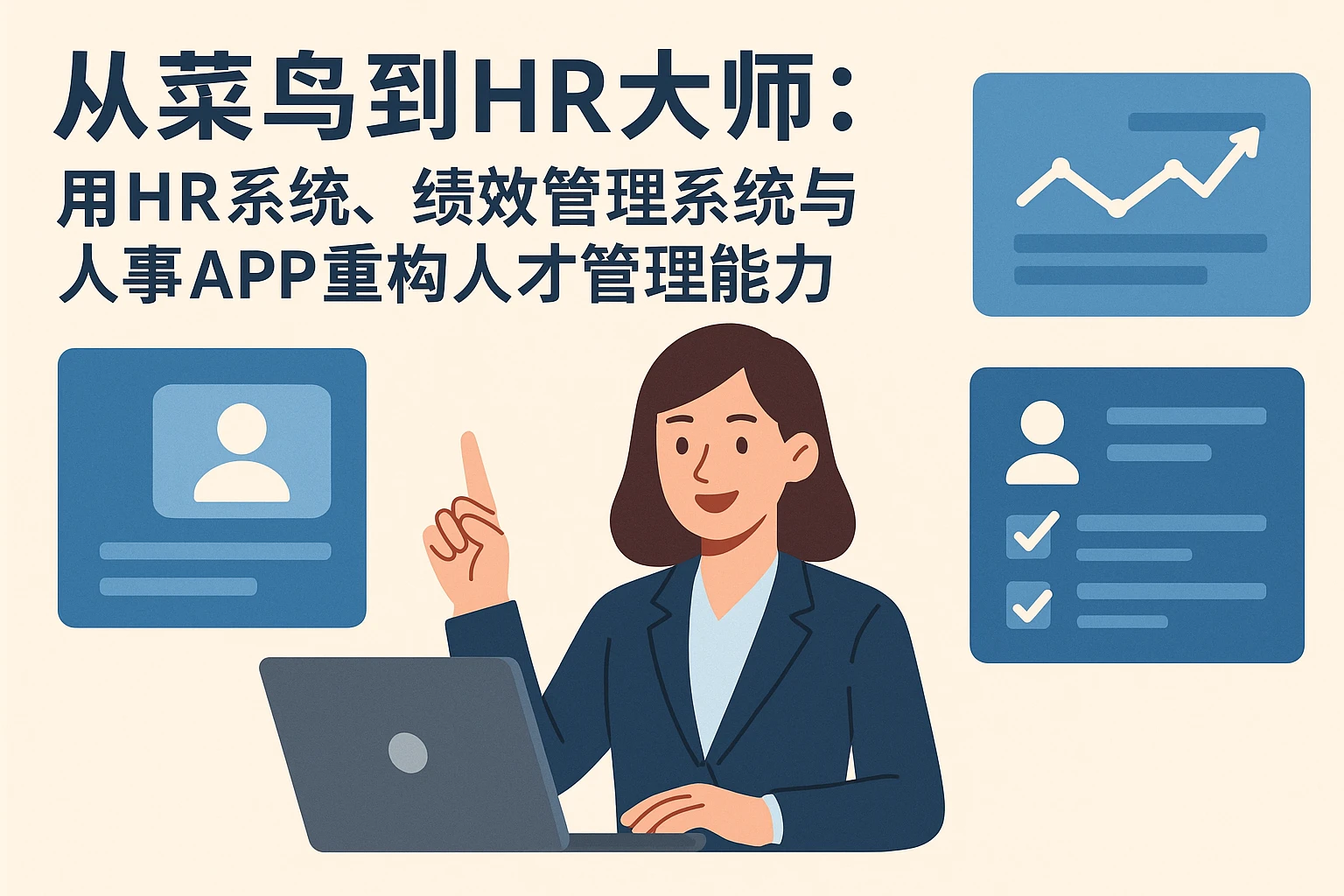 从菜鸟到HR大师:用HR系统、绩效管理系统与人事APP重构人才管理能力