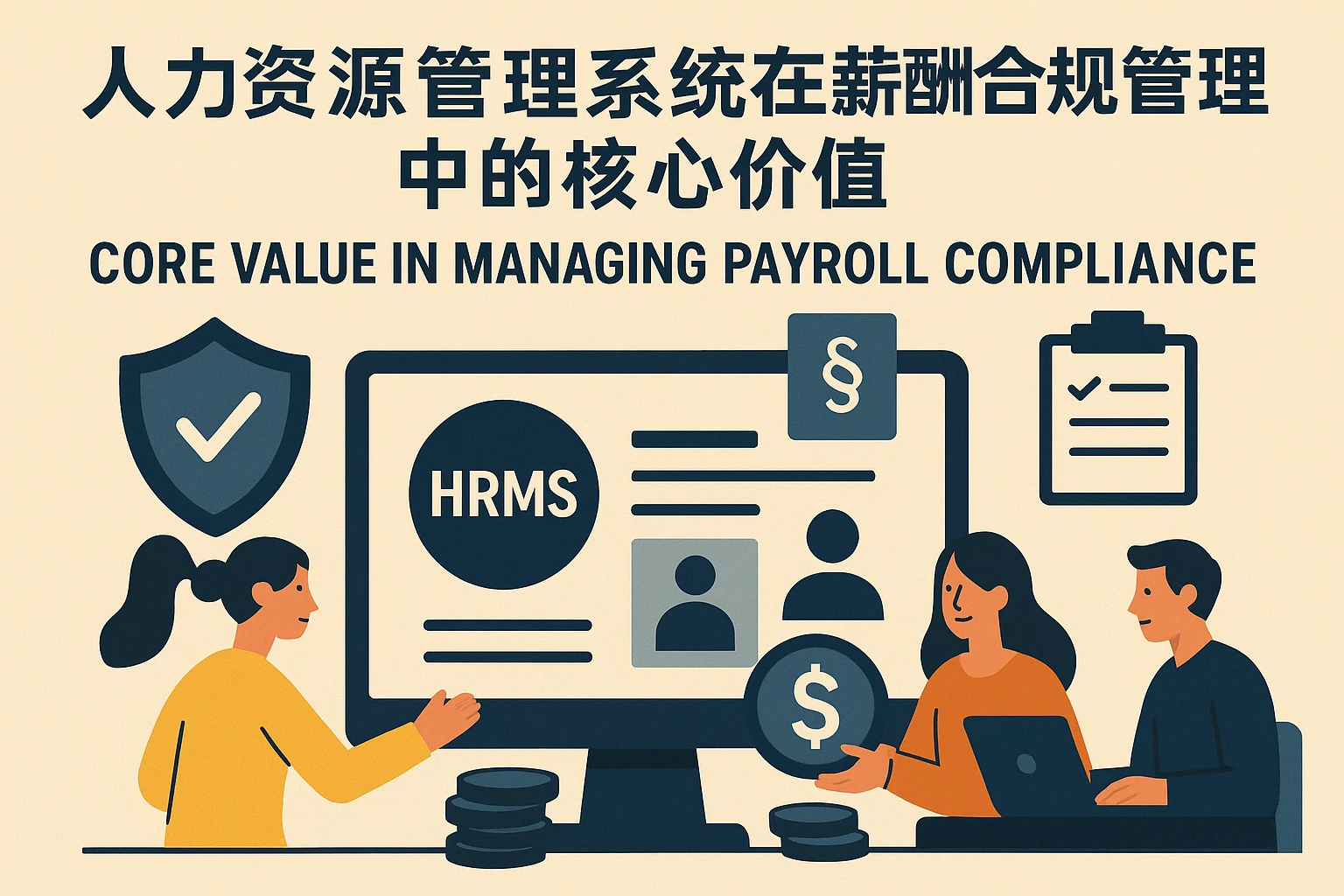 人力资源管理系统在薪酬合规管理中的核心价值