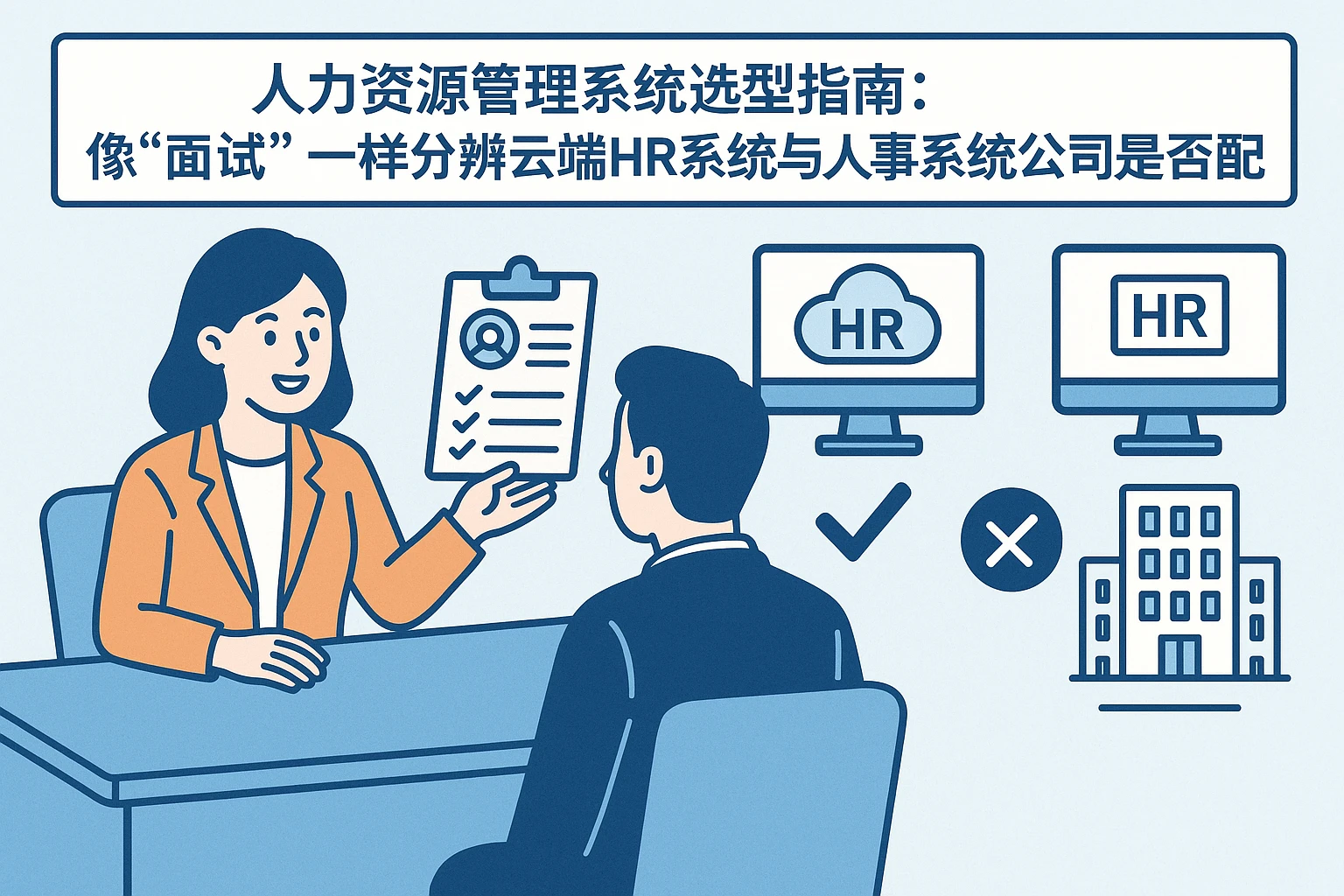 人力资源管理系统选型指南:像“面试”一样分辨云端HR系统与人事系统公司是否适配