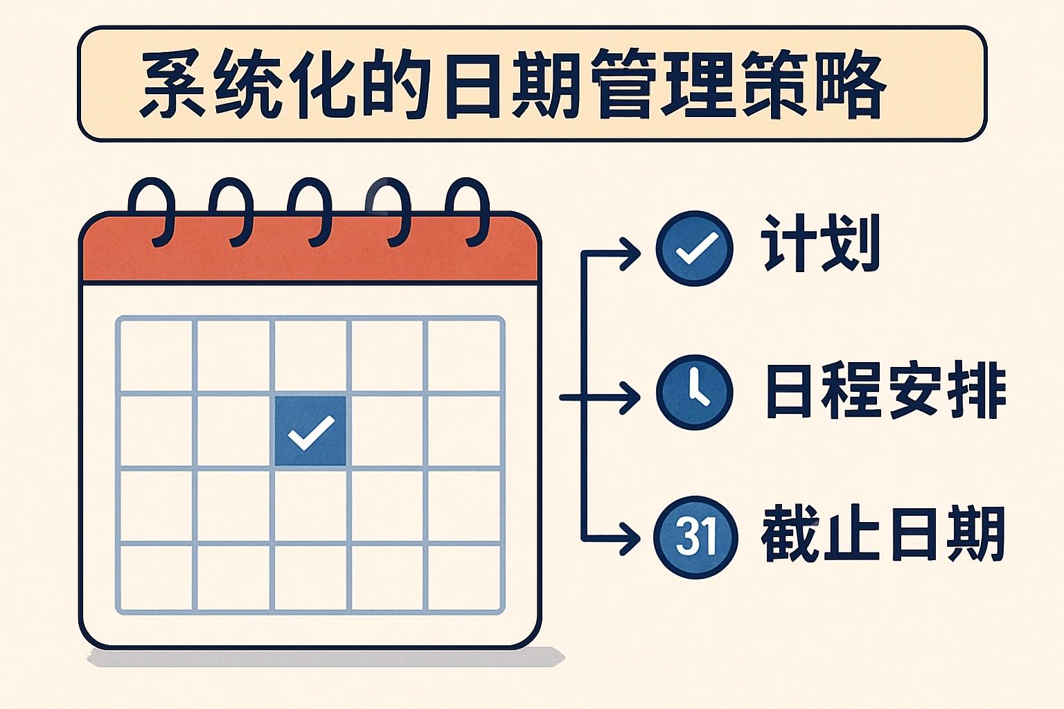 系统化的日期管理策略