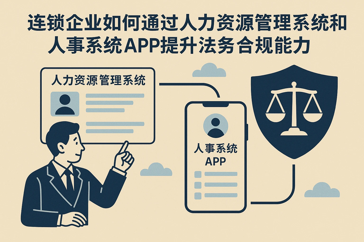 连锁企业如何通过人力资源管理系统和人事系统APP提升法务合规能力