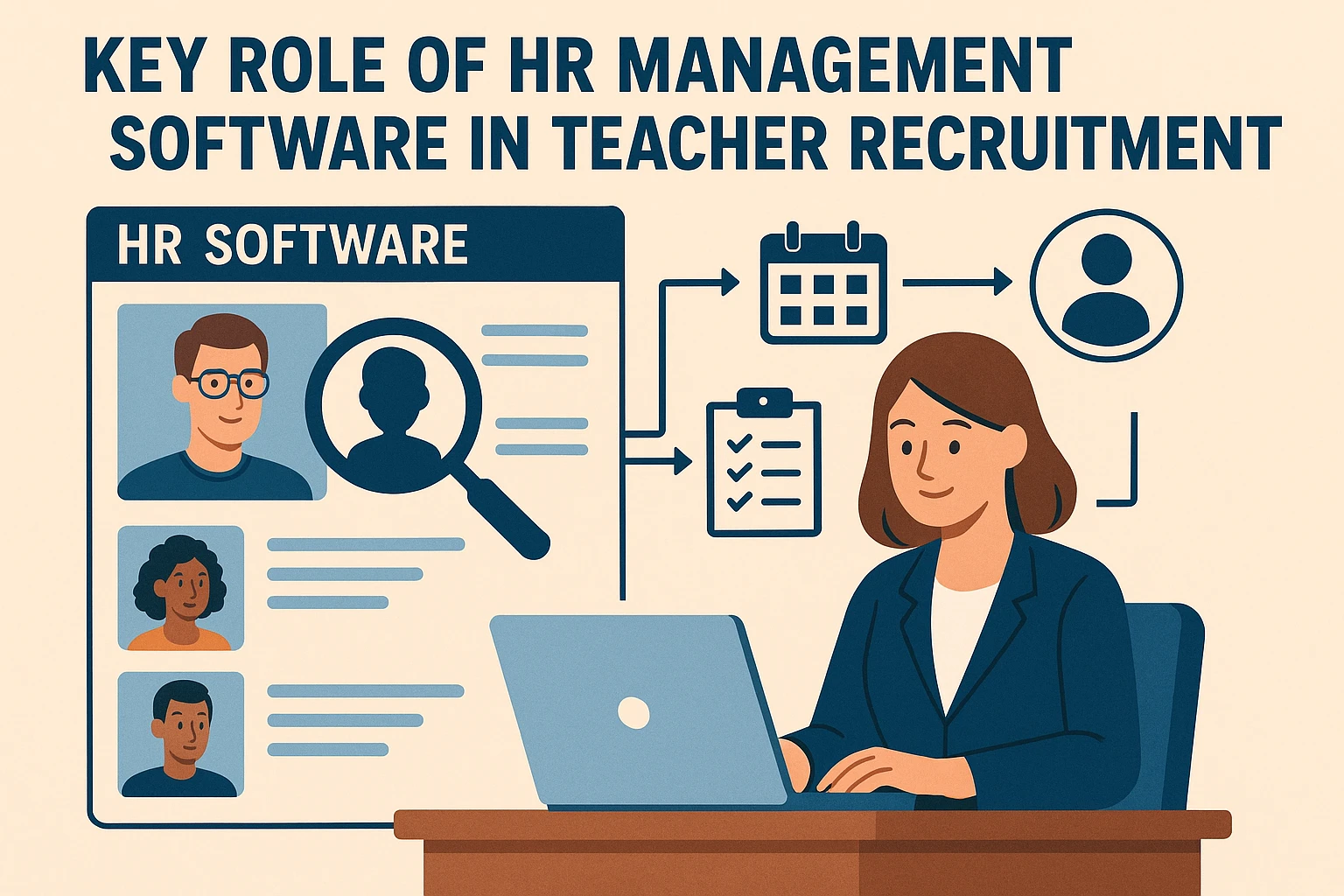 HR管理软件在教师招聘环节的关键作用