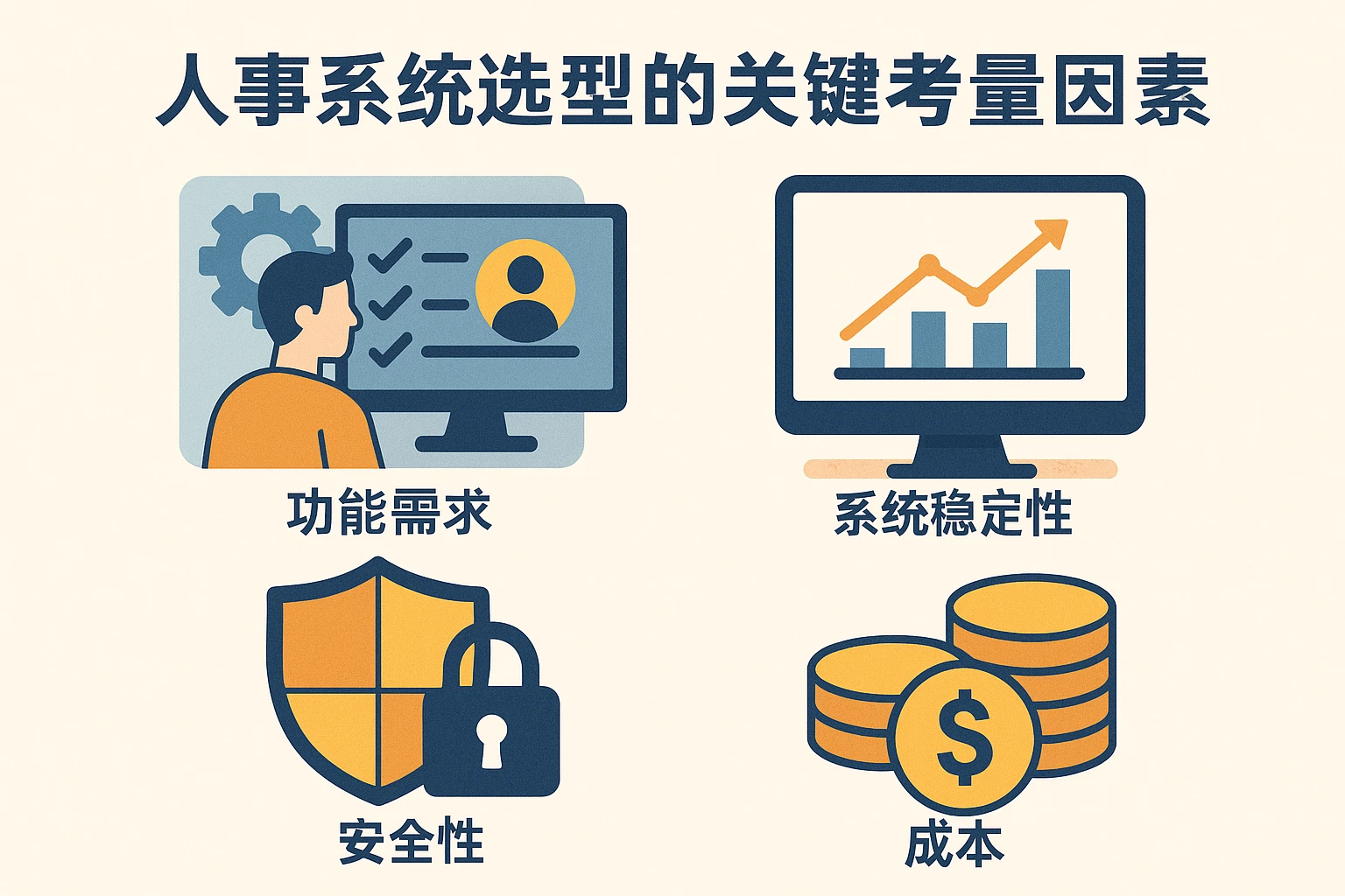 人事系统选型的关键考量因素