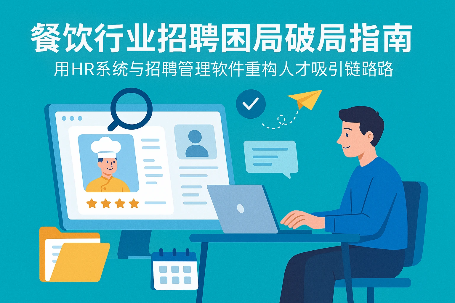餐饮行业招聘困局破局指南：用HR系统与招聘管理软件重构人才吸引链路