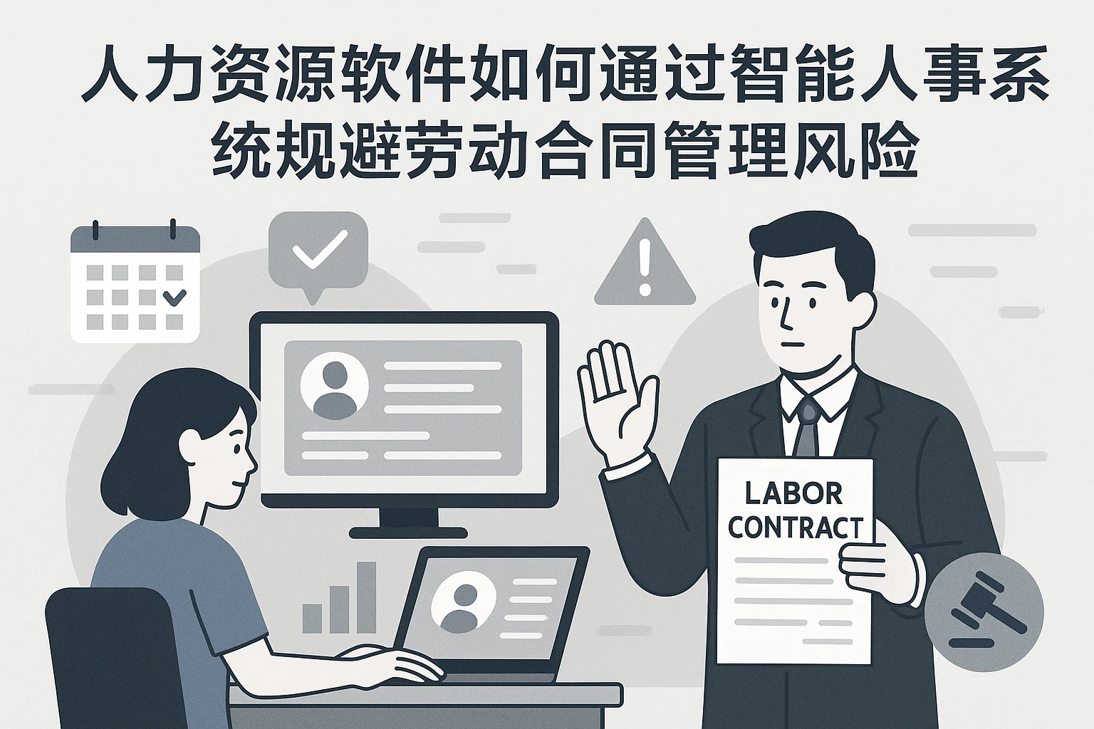 人力资源软件如何通过智能人事系统规避劳动合同管理风险