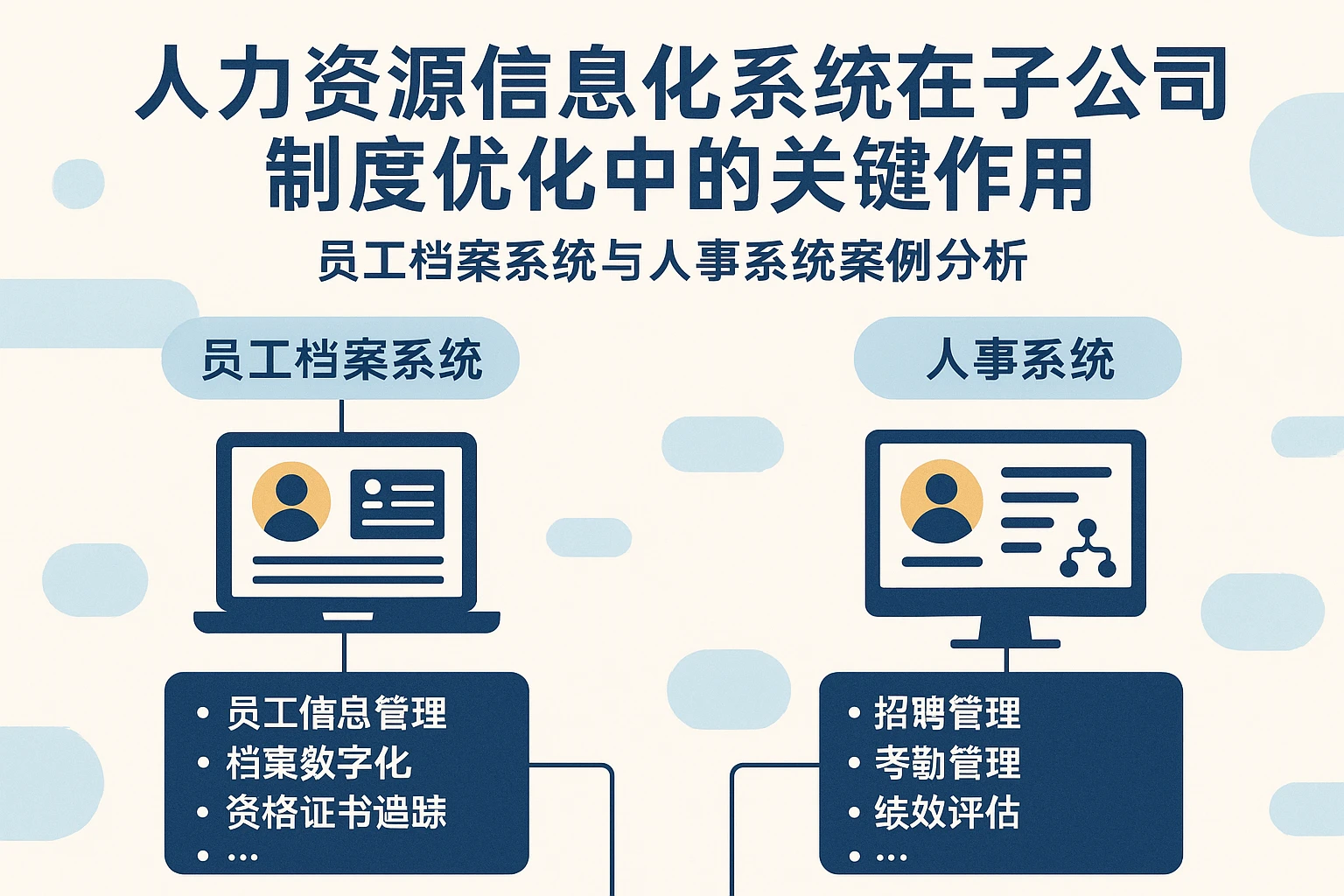 人力资源信息化系统在子公司制度优化中的关键作用——员工档案系统与人事系统案例分析