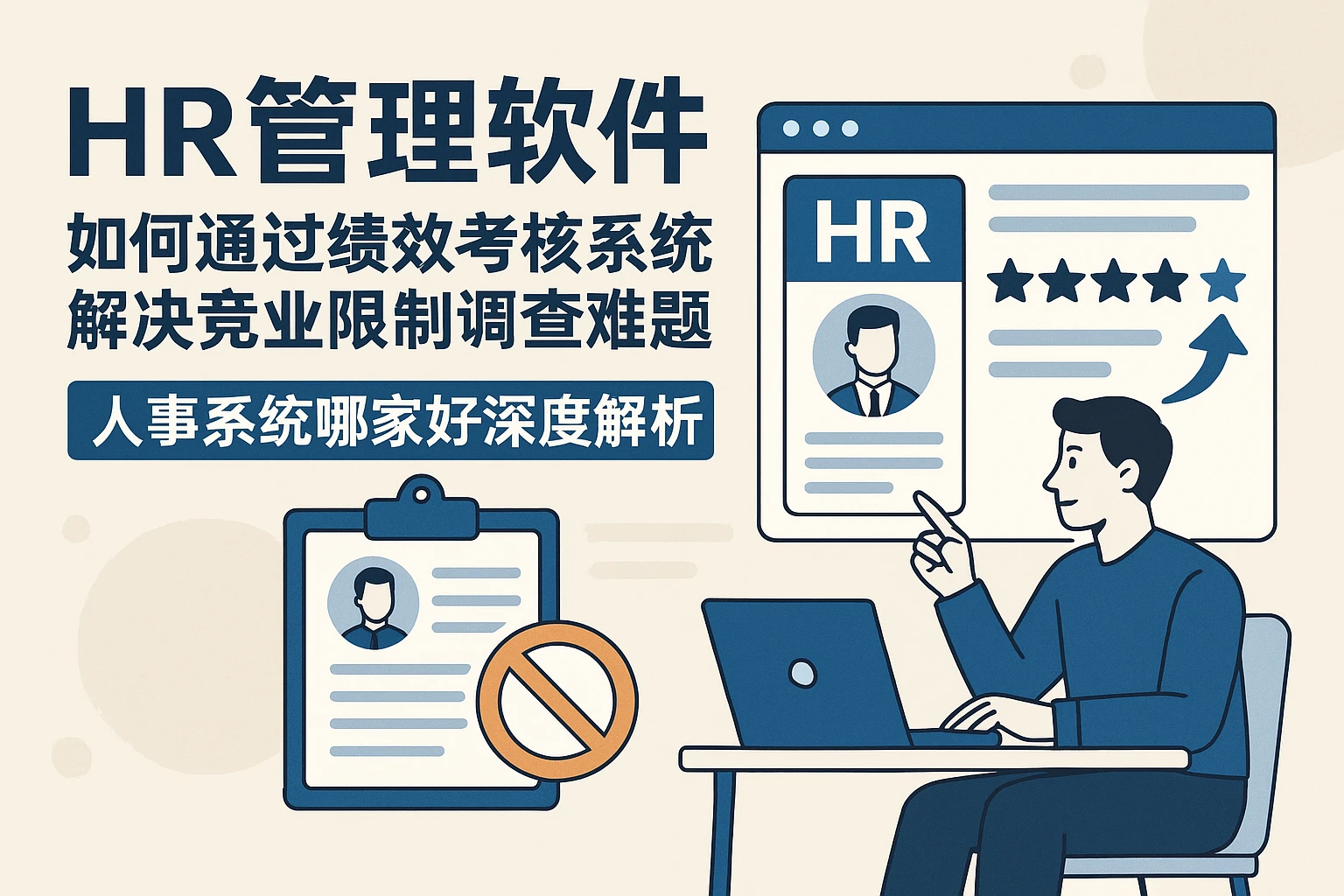 HR管理软件如何通过绩效考核系统解决竞业限制调查难题——人事系统哪家好深度解析