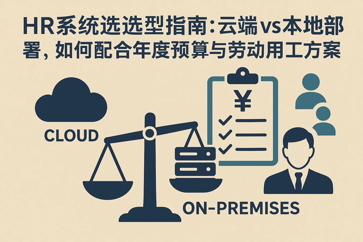 HR系统选型指南：云端 vs 本地部署，如何配合年度预算与劳动用工方案？