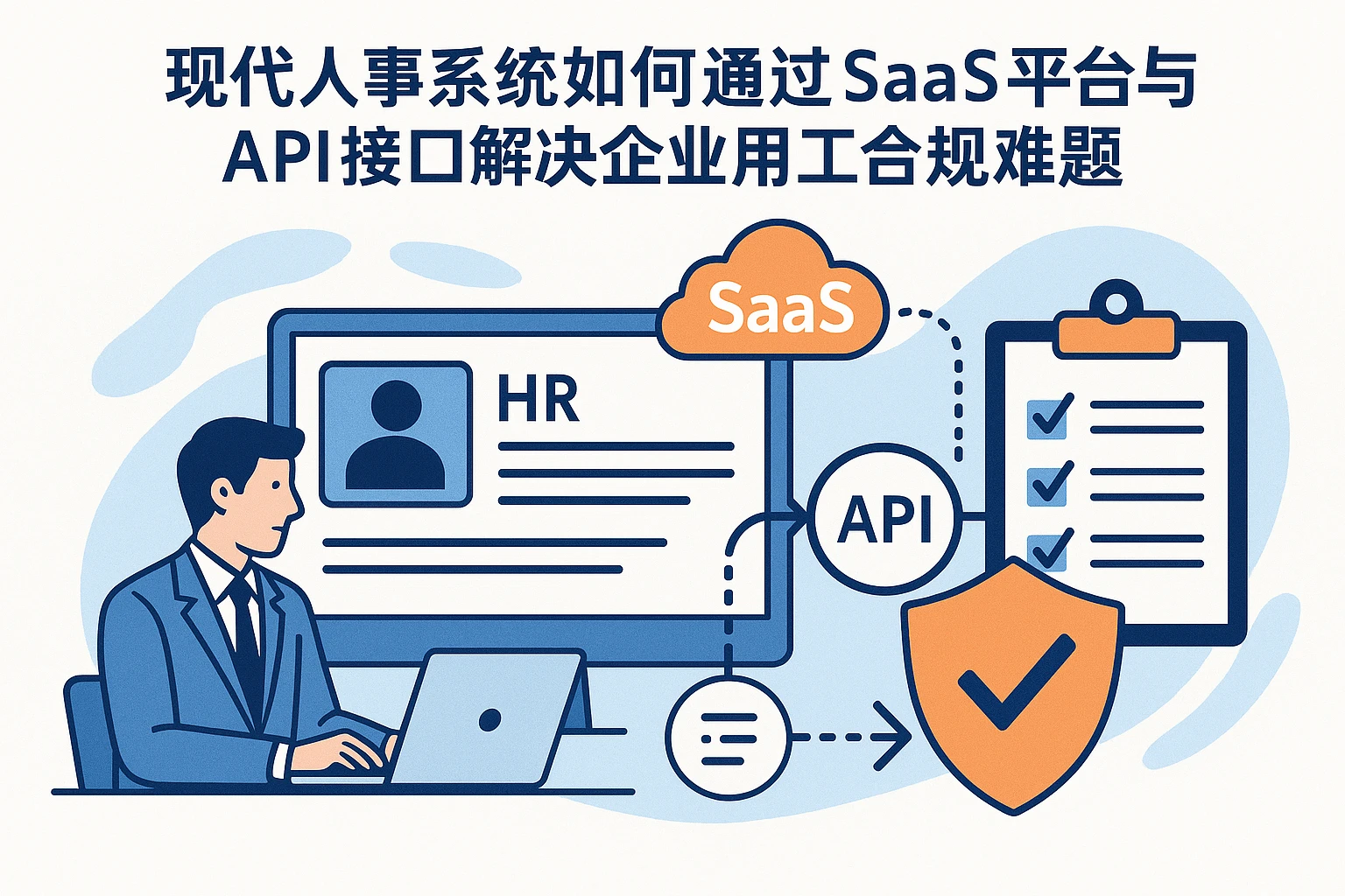 现代人事系统如何通过SaaS平台与API接口解决企业用工合规难题