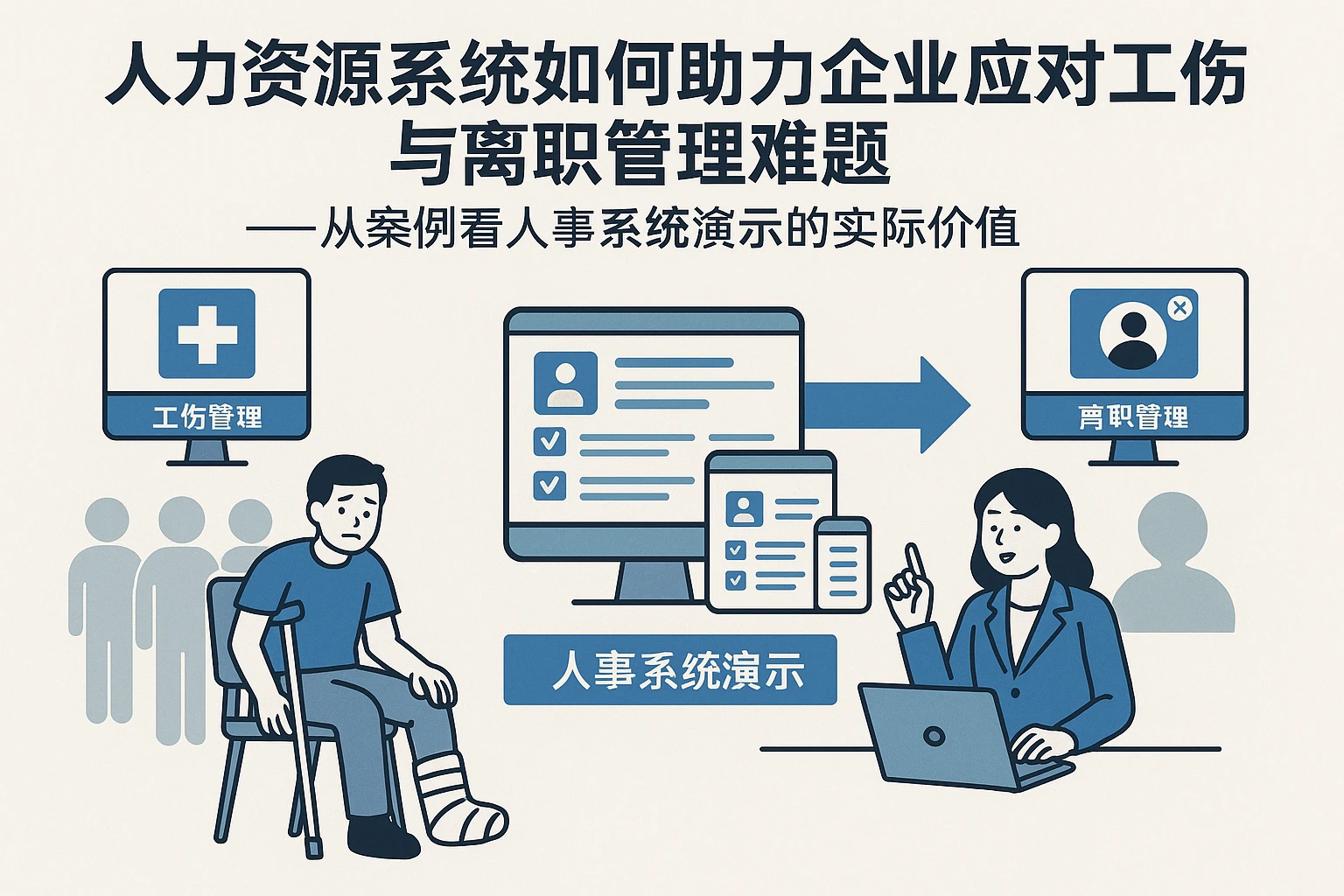 人力资源系统如何助力企业应对工伤与离职管理难题——从案例看人事系统演示的实际价值