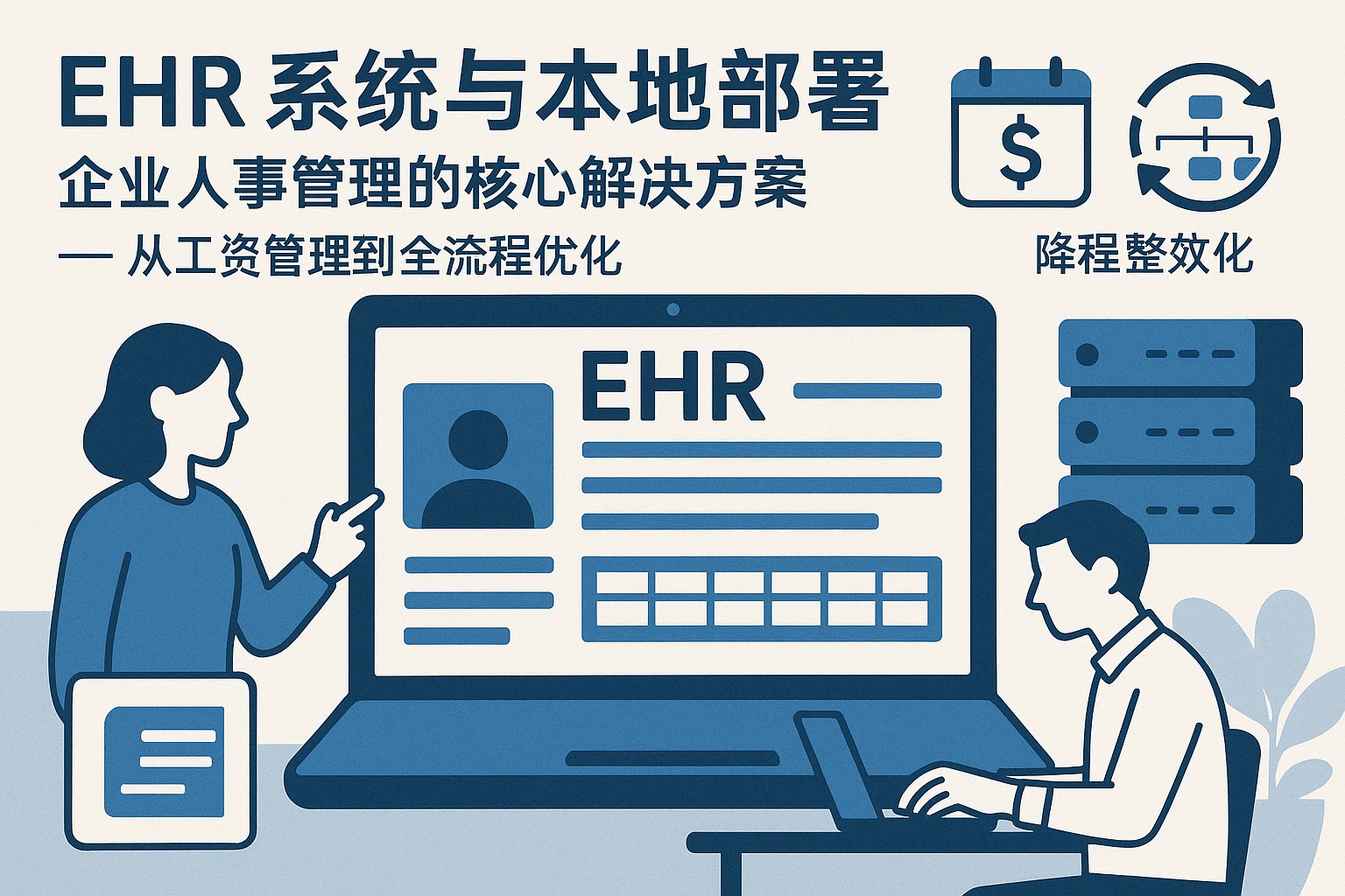 EHR系统与本地部署：企业人事管理的核心解决方案——从工资管理到全流程优化