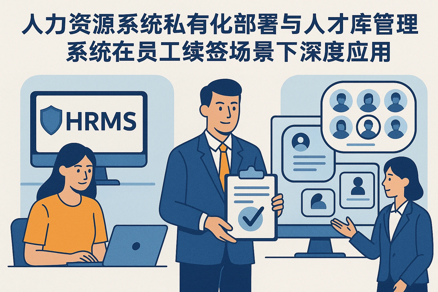 人力资源系统私有化部署与人才库管理系统在员工续签场景下的深度应用