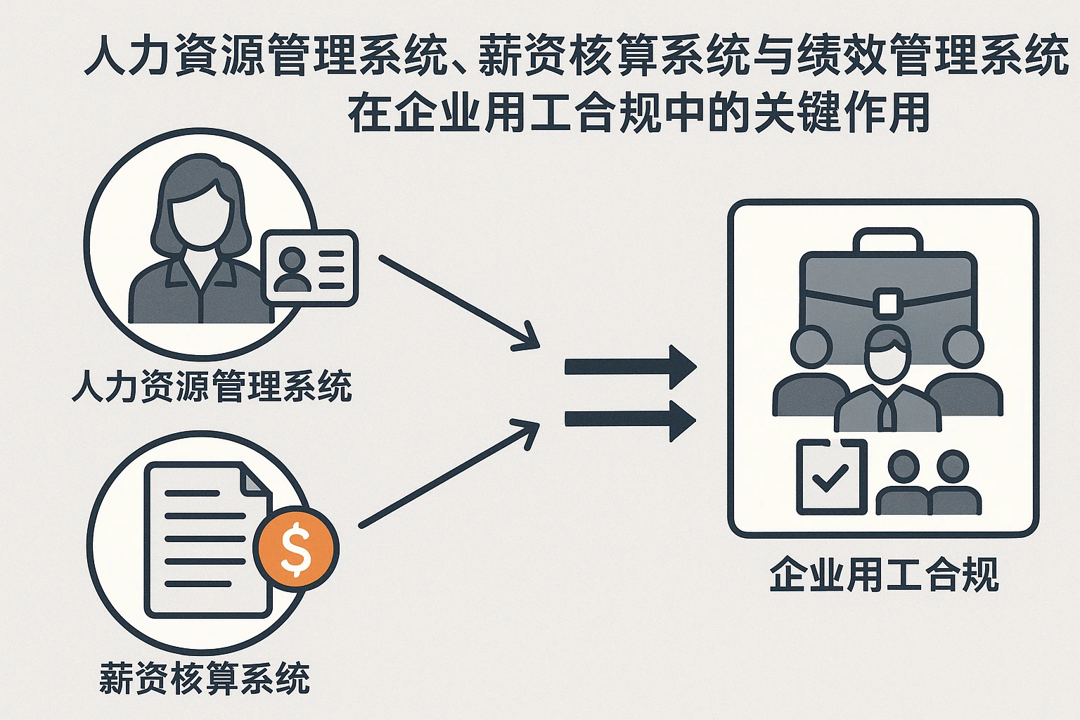 人力资源管理系统、薪资核算系统与绩效管理系统在企业用工合规中的关键作用