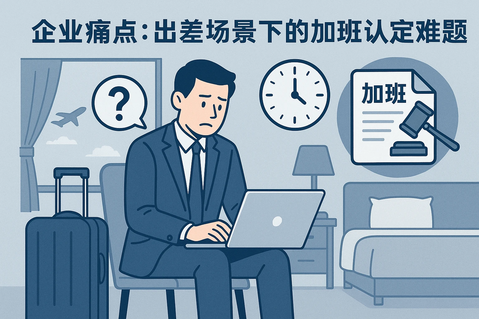 2. 企业痛点：出差场景下的加班认定难题
