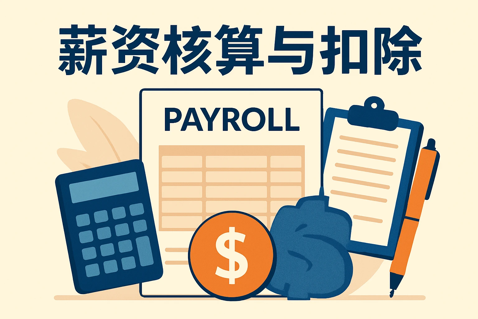 薪资核算与扣除标准