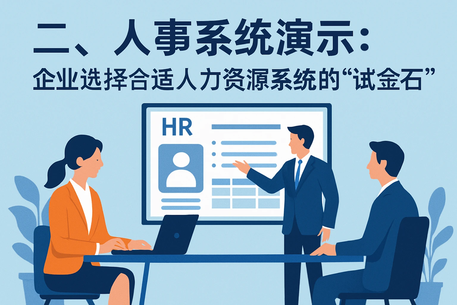 二、人事系统演示：企业选择合适人力资源系统的“试金石”