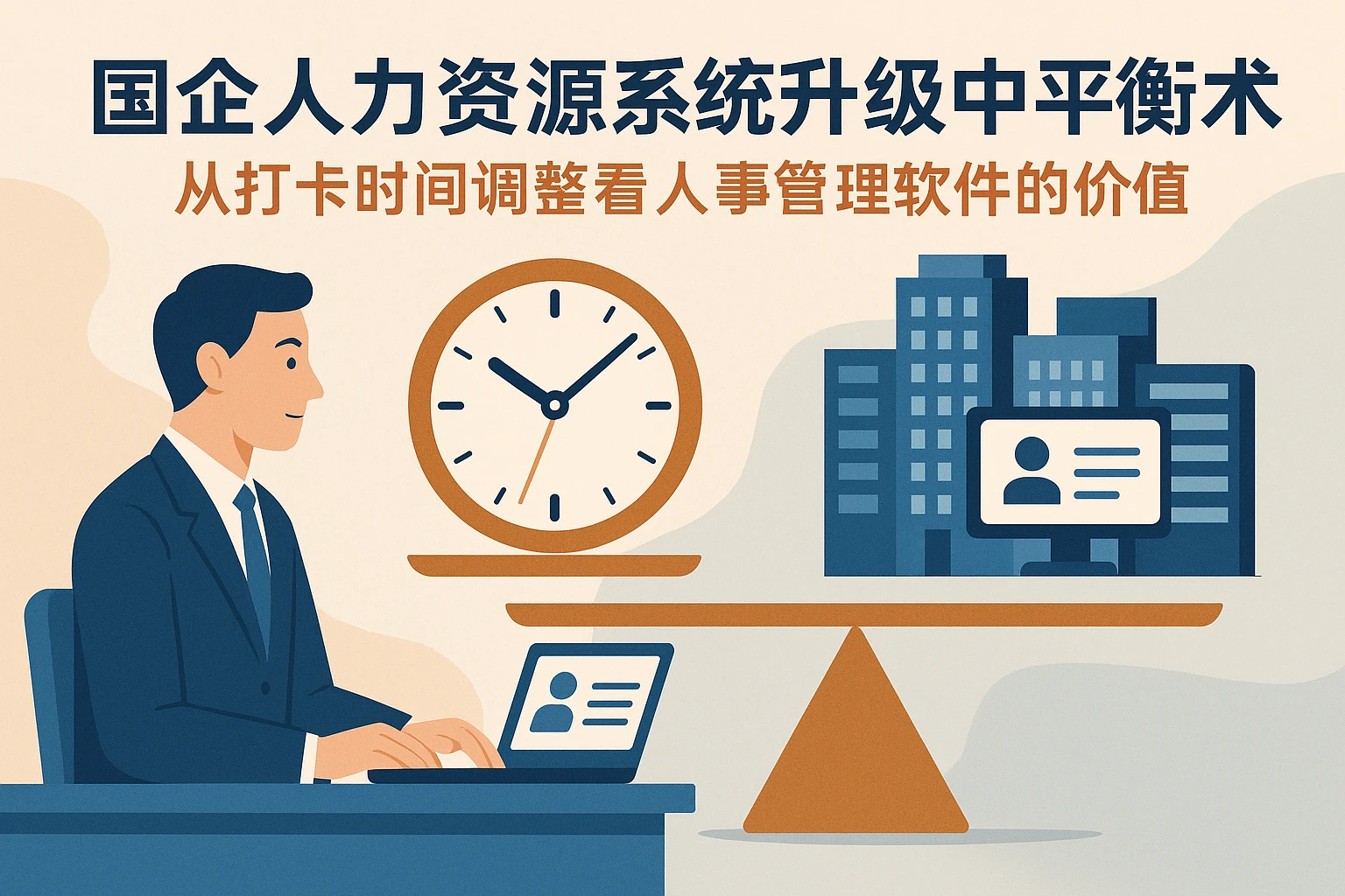 国企人力资源系统升级中的平衡术:从打卡时间调整看人事管理软件的价值