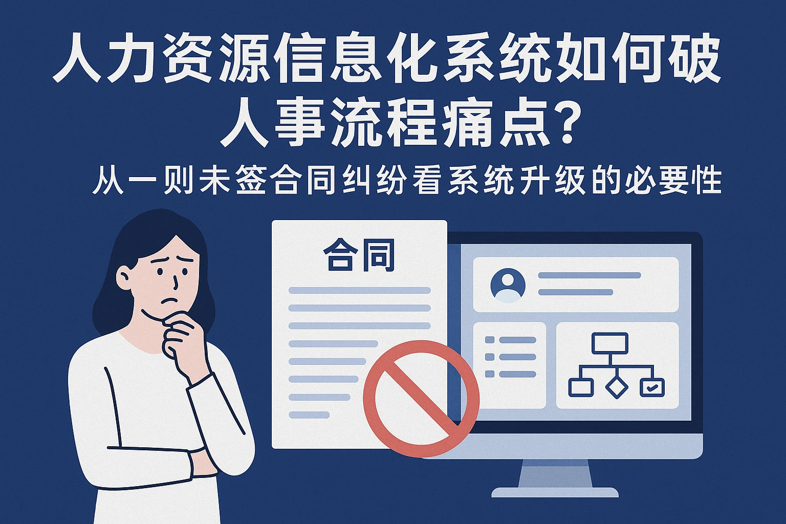 人力资源信息化系统如何破解人事流程痛点？从一则未签合同纠纷看系统升级的必要性
