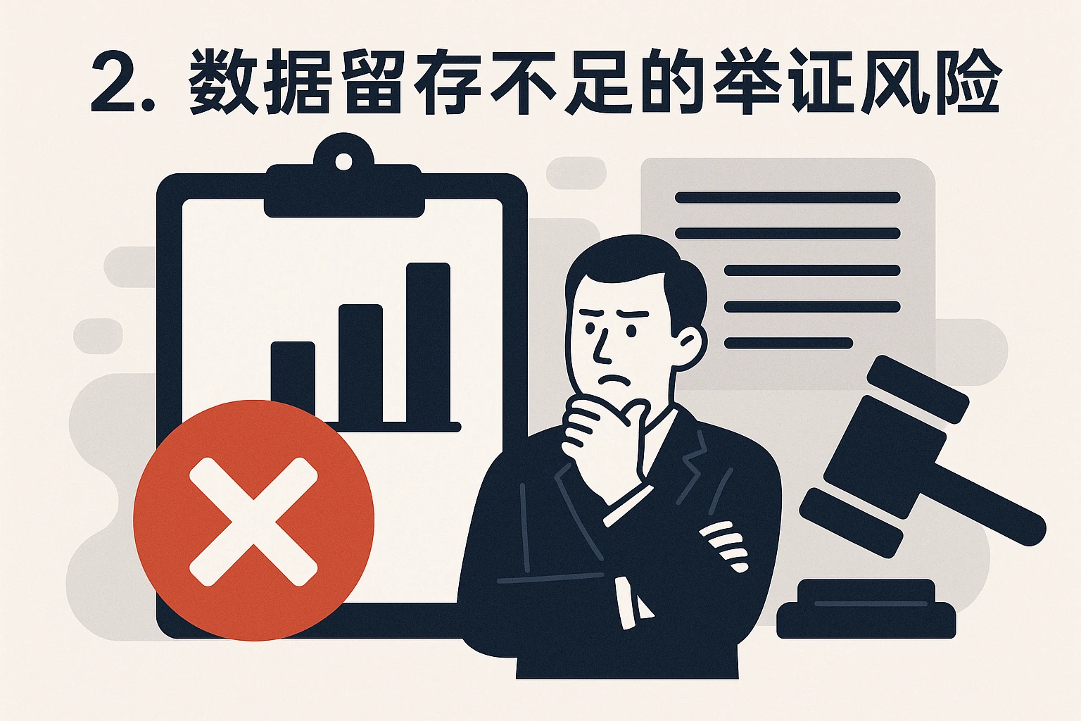 2. 数据留存不足的举证风险