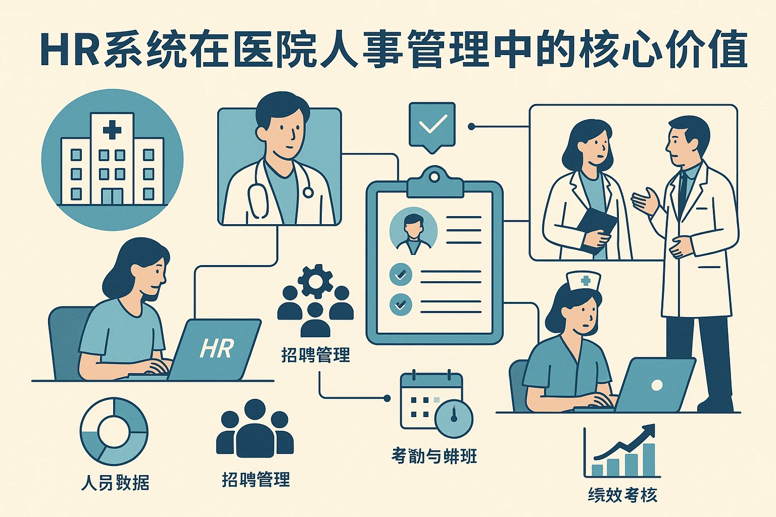 HR系统在医院人事管理中的核心价值