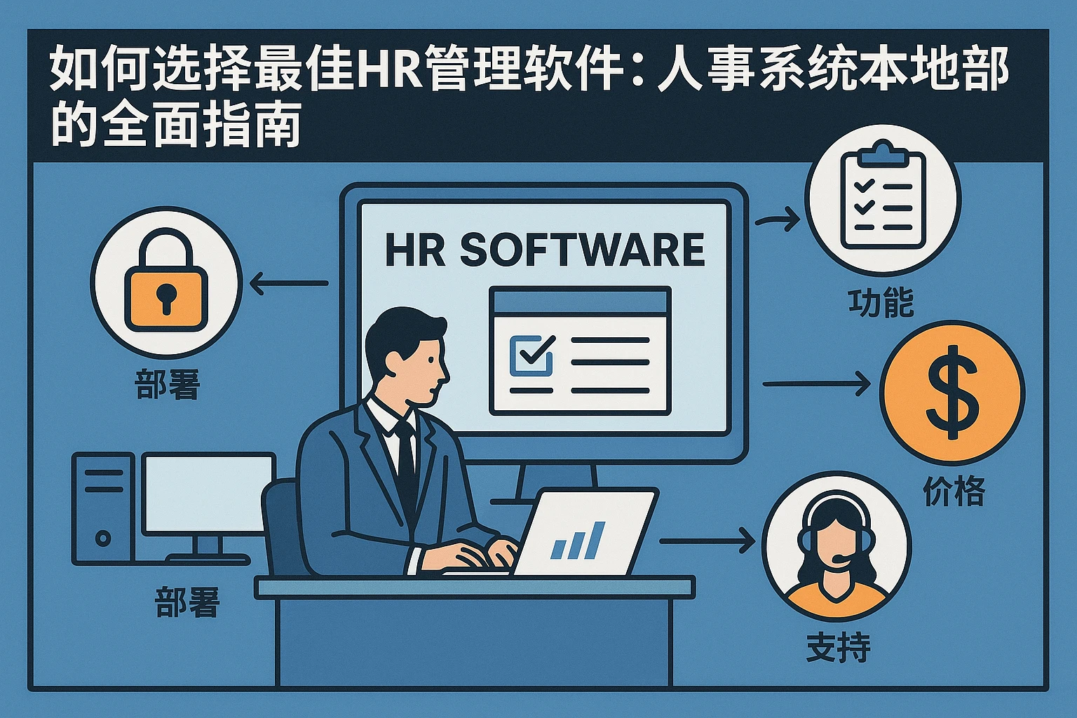 如何选择最佳HR管理软件：人事系统本地部署的全面指南