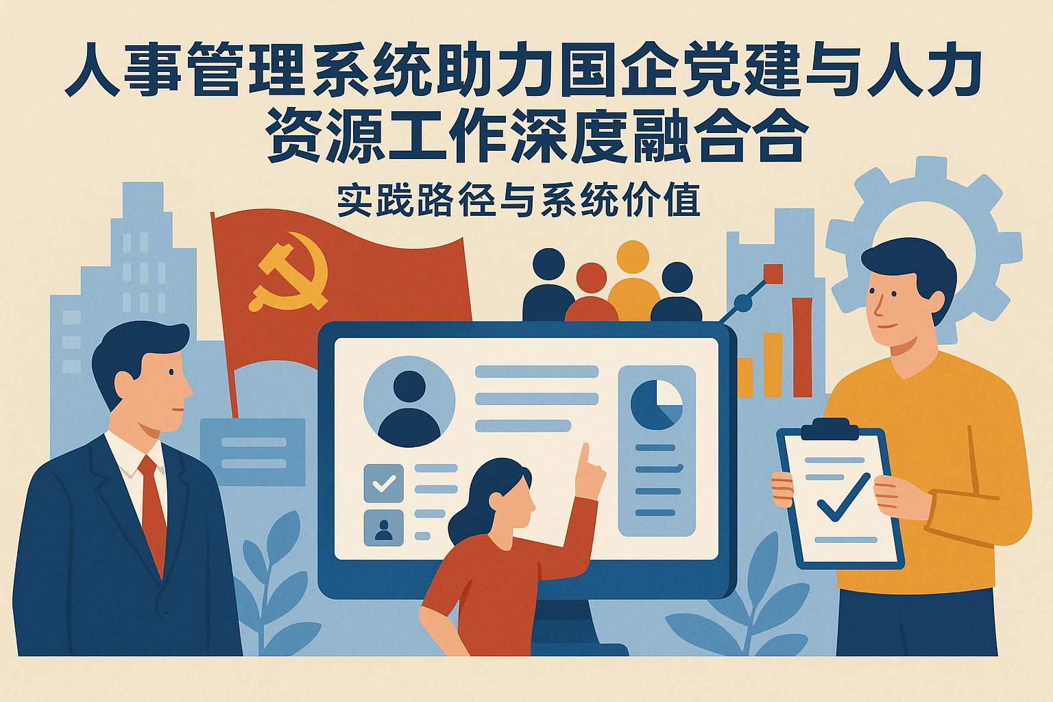 人事管理系统助力国企党建与人力资源工作深度融合:实践路径与系统价值