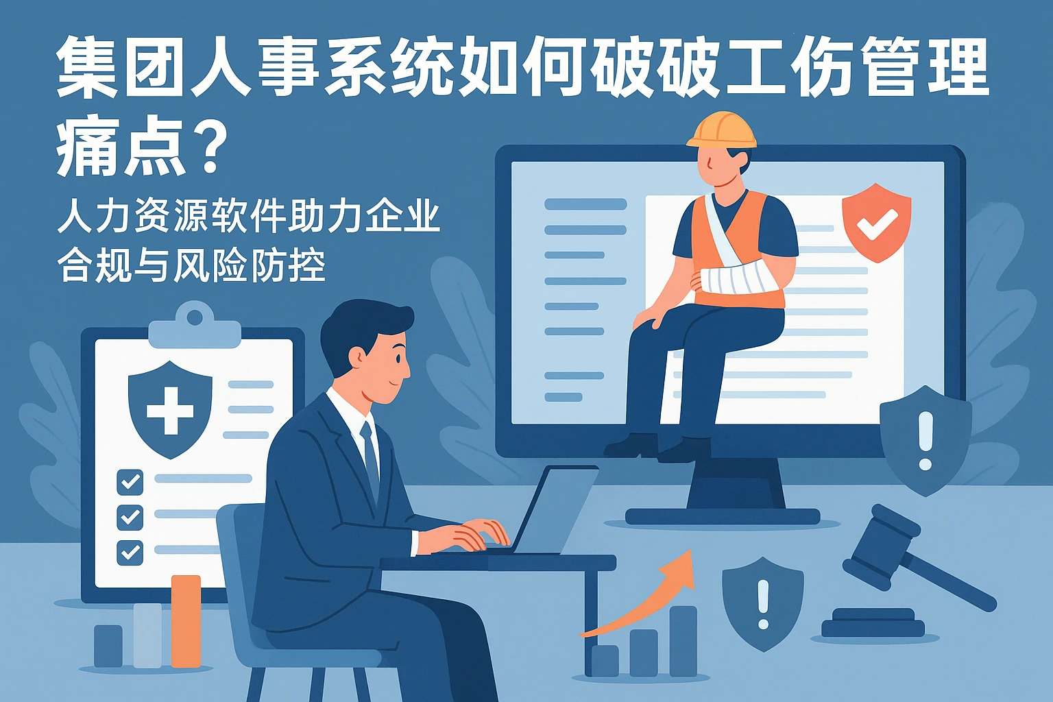 集团人事系统如何破解工伤管理痛点？人力资源软件助力企业合规与风险防控
