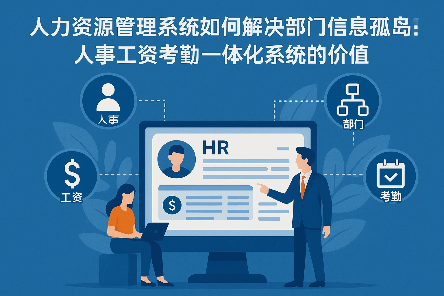 人力资源管理系统如何解决部门信息孤岛问题：人事工资考勤一体化系统的价值
