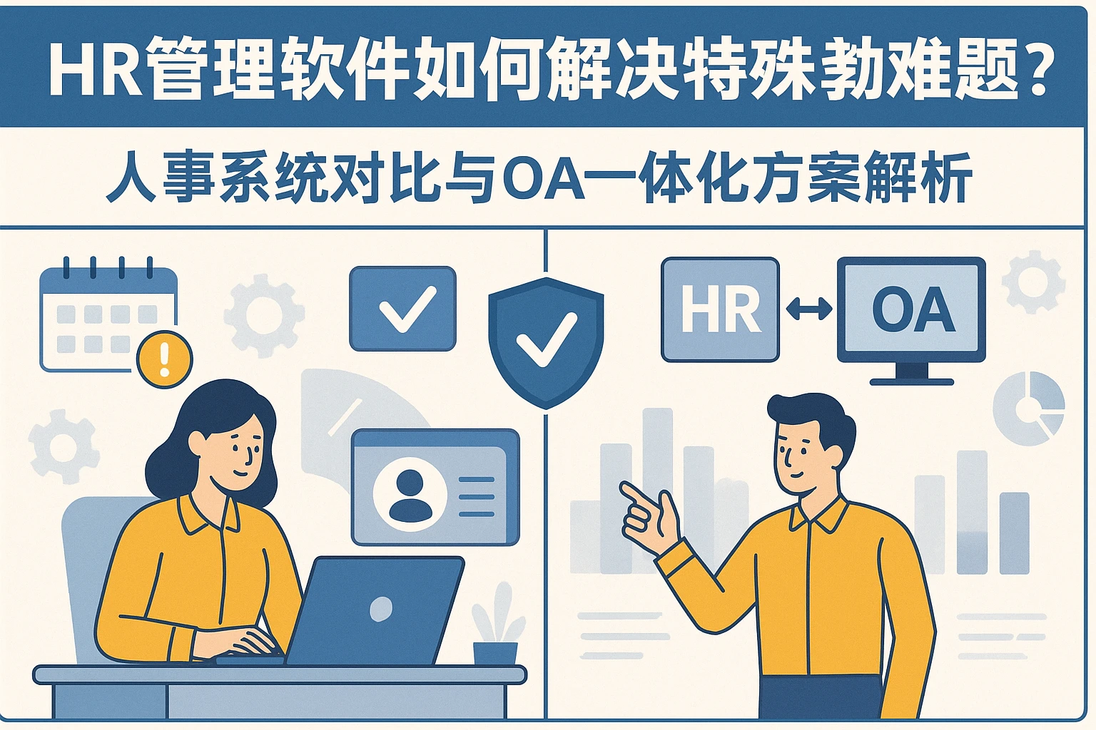 HR管理软件如何解决特殊考勤难题?人事系统对比与OA一体化方案解析