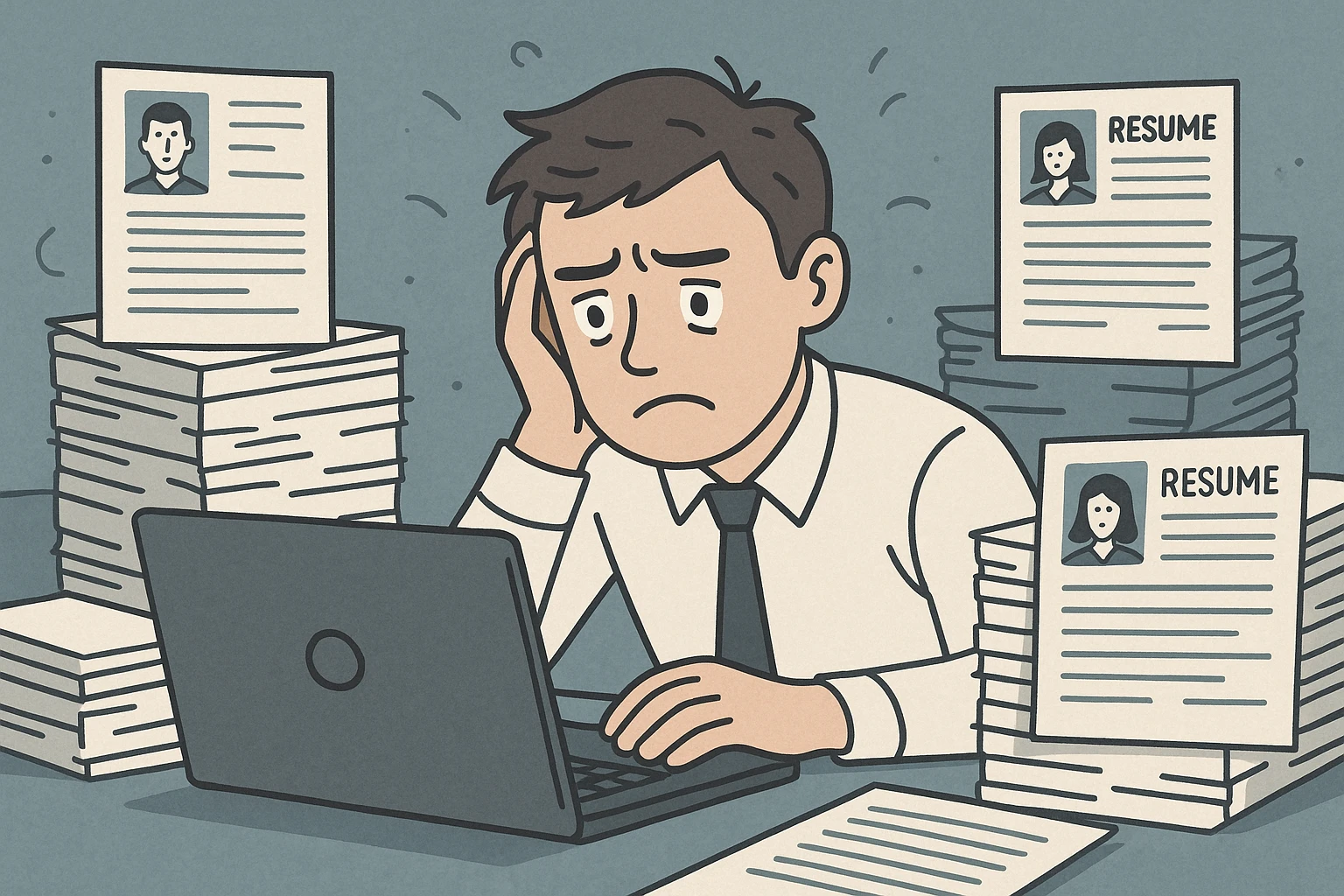 简历筛选效率低下