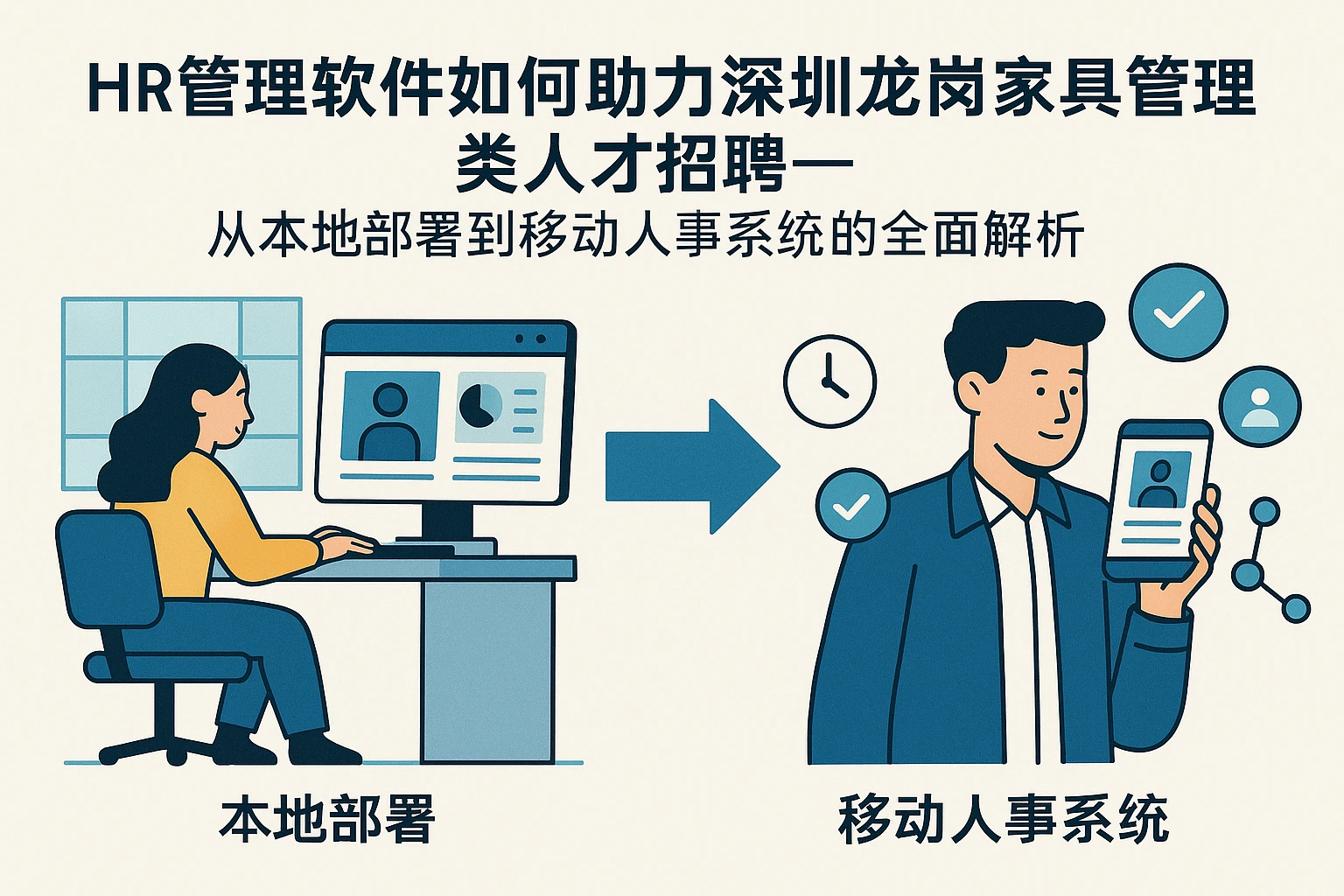 HR管理软件如何助力深圳龙岗家具管理类人才招聘——从本地部署到移动人事系统的全面解析