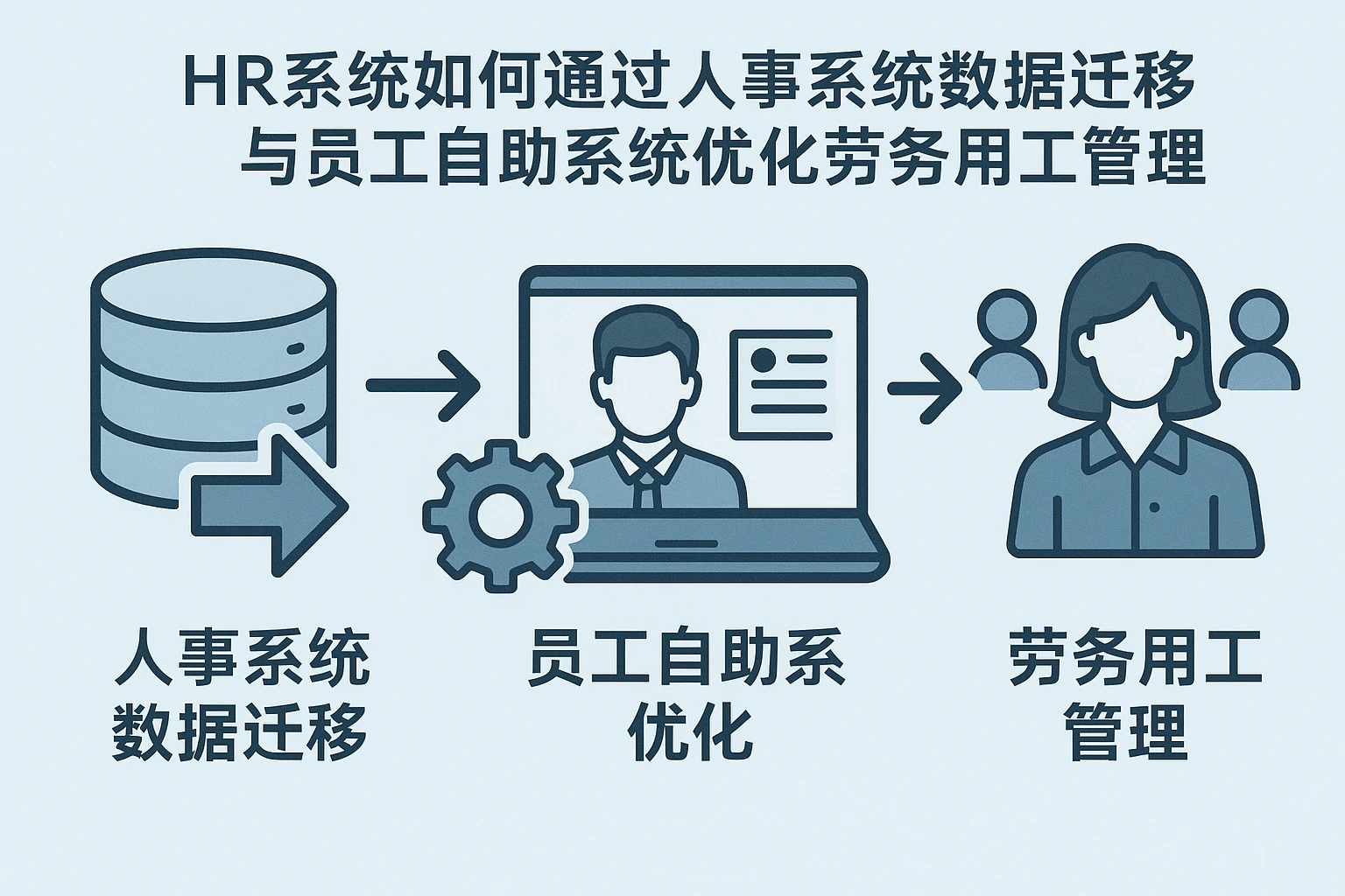 HR系统如何通过人事系统数据迁移与员工自助系统优化劳务用工管理