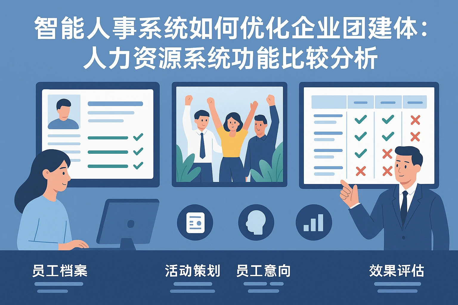 智能人事系统如何优化企业团建体验：人力资源系统功能比较分析